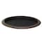 Service Ideas Tray with Removable Insert, 12" Round, Stainless Steel, Dark Wood TR1412RIDW - alternate 1